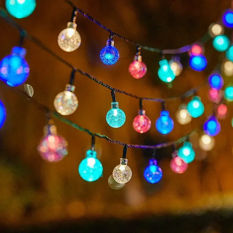 100 LED solar light outdoor IP65 waterproof string light fairy light solar garden Christmas decoration 12M 240829