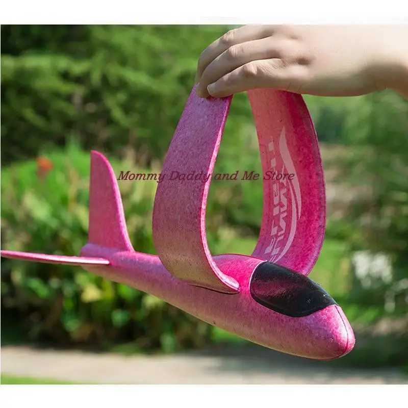 5-10pcs/lot Foam Material Hand Throw Plane Outdoor Launch Glider Childrens Gift Model Toy 48 Cm Fun Childrens Helicopter ToysXJ240829