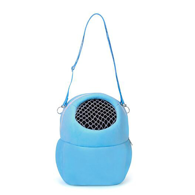 Pet Backpack Outing Portable Squirrel Chinchilla Dutch Pig Cotton Nest Mesh Breathable Hamster Shoulder Bag Cat Carrier