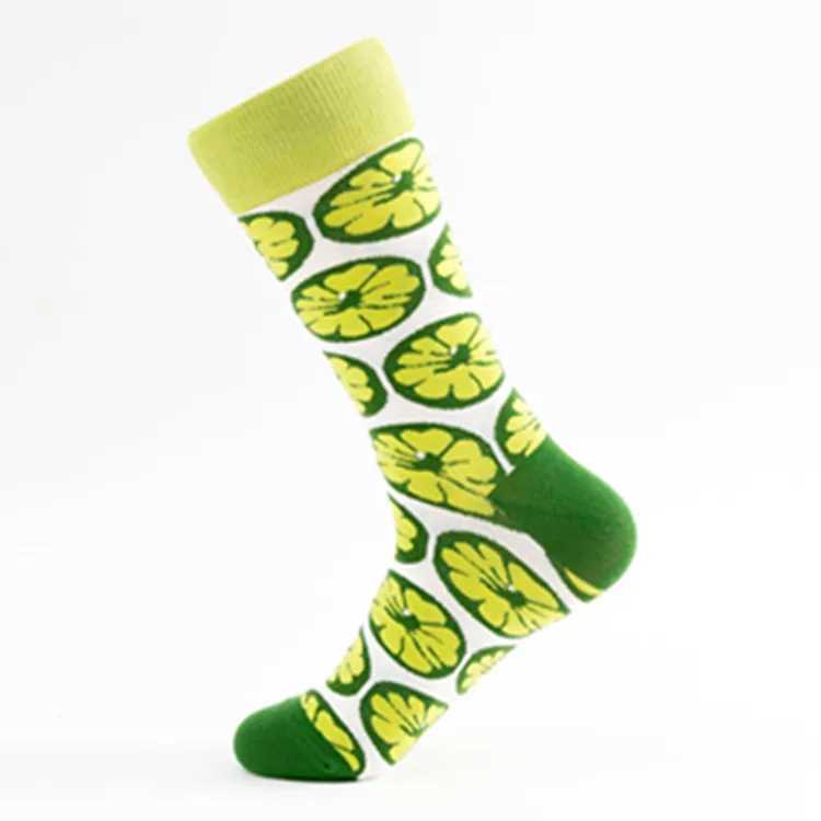 Men's Socks 5 pairs of socks large size colorful happy trendy socks wholesale medium and high tube casual mens socks manufacturers socks Y240830K