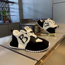 Chunky Sneakers Mens Designer Cover Bottom Sport Fashion Casual Microfiber Leather Upper Increased Internal Platform Shoes dh3628137