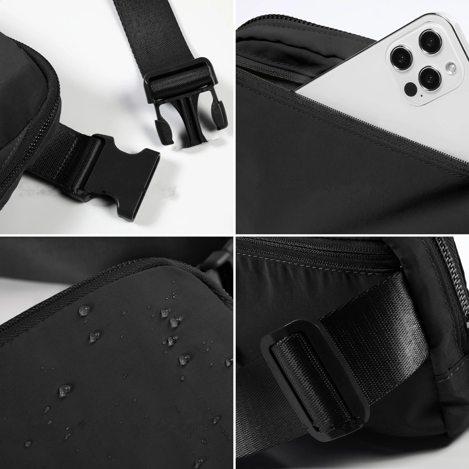 Sport Waist Bag Running Belt Bum Waterproof Cycling Women Fanny Pack Wallet Pouch Portable Phone Gym Jogging CrossBody Pocket 240830