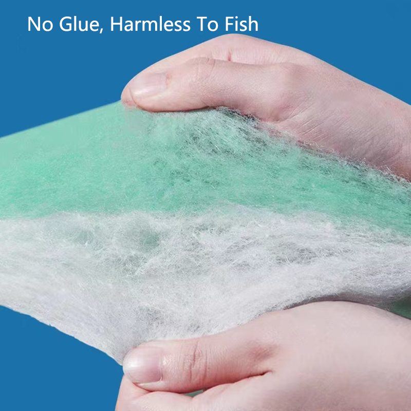 Biochemical Green White Aquarium Cotton Sponge Fish Tank Filtration Foam Green Spongs Aquarium Accessories Water Filter Cotton