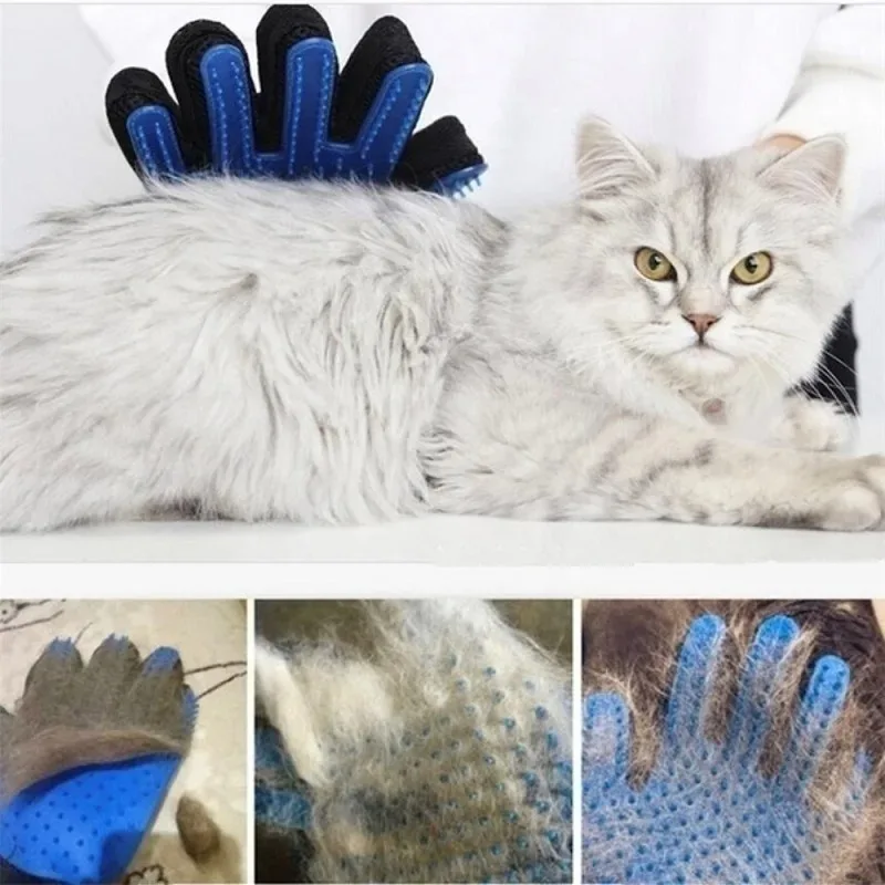 Pet Grooming Gloves Accessories Pet Dog Products Cats For Dogs Cats Comb Bath Epilator Cleaning Massage Brush Animals Home Tools