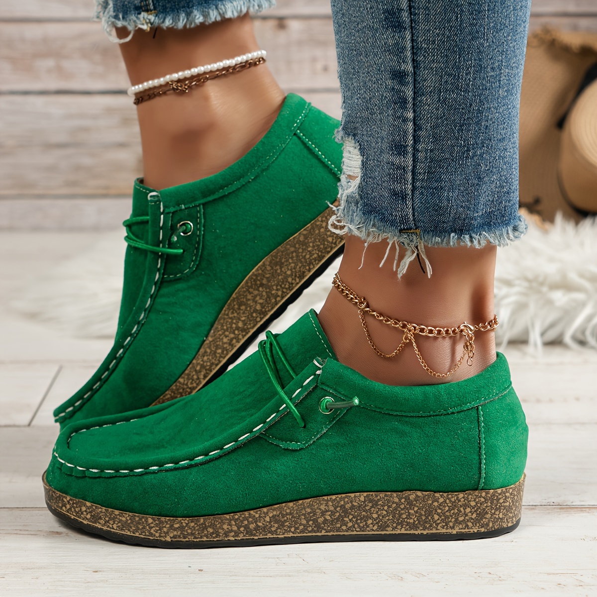 Lightweight Women's Sneakers - Casual Lace Up Outdoor Shoes for Comfortable All-Day Wear