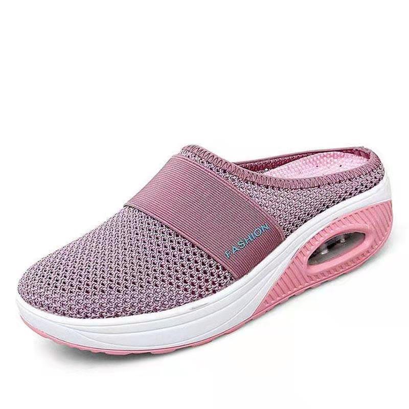 New Shoes Casual Increase Cushion Sandals NEW hot Non-slip Platform Sandal For Women Breathable Mesh Outdoor Walking Slippers 42