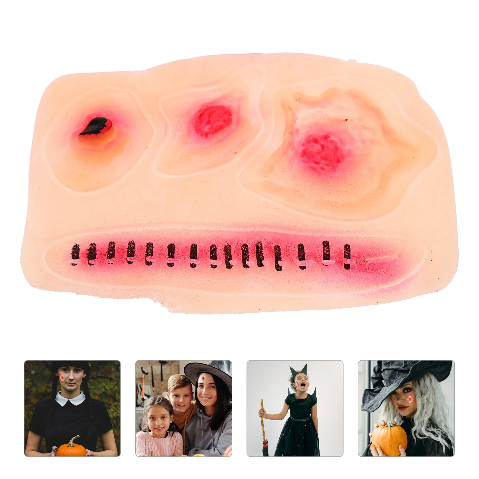 Halloween 3D real wound stickers high-quality scar pattern stickers used for decoration and role-playing safe and waterproof 240829