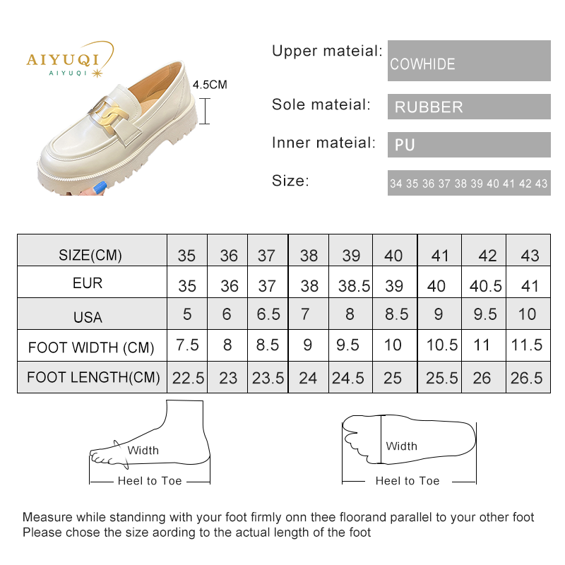 AIYUQI Shoes Women Spring 2024 New White Thick-soled Ladies Sneakers Genuine Leather Casual Trend Girl Shoes Students