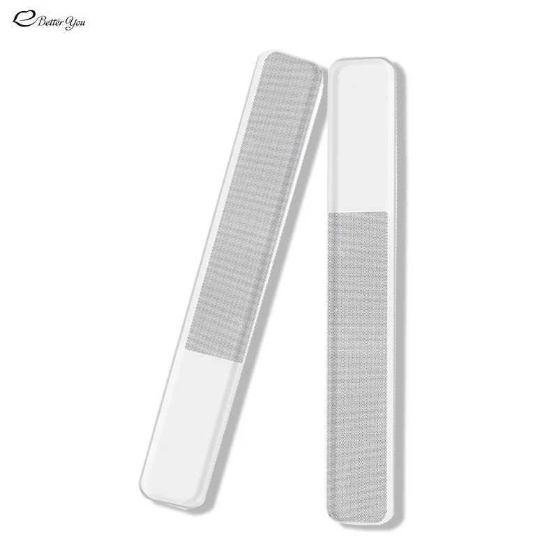 Professional nail files nano glass sanding polishing files transparent nail files grinding equipment tools handmade art W240829