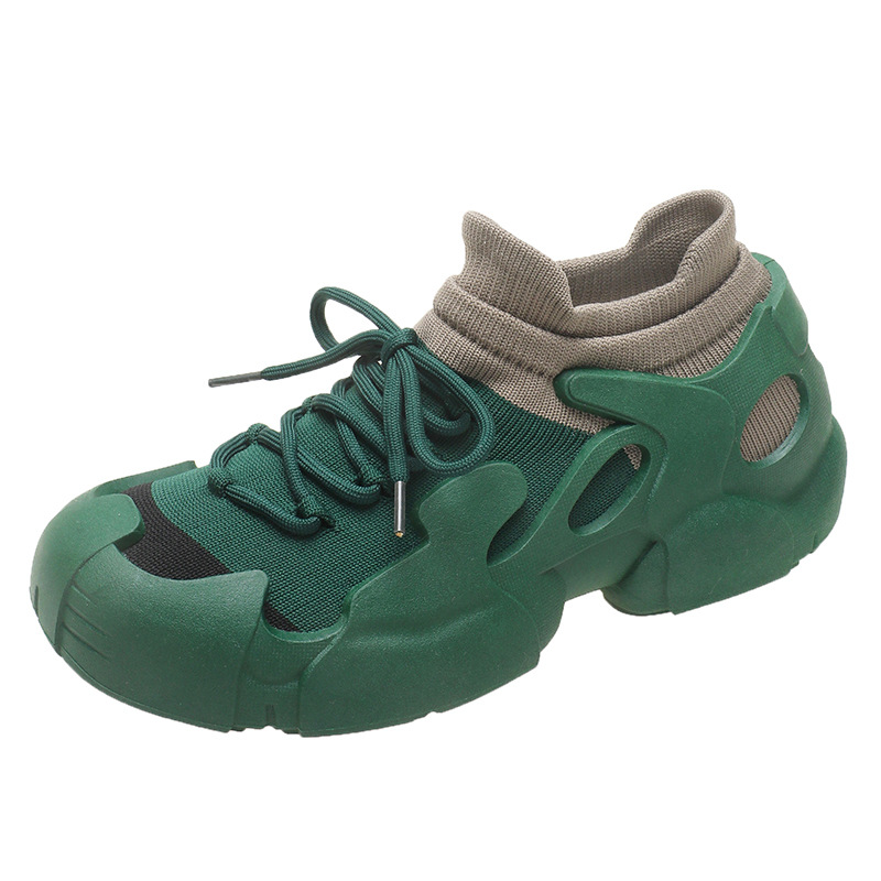 Women's versatile breathable color blocked fashionable casual sports shoes
