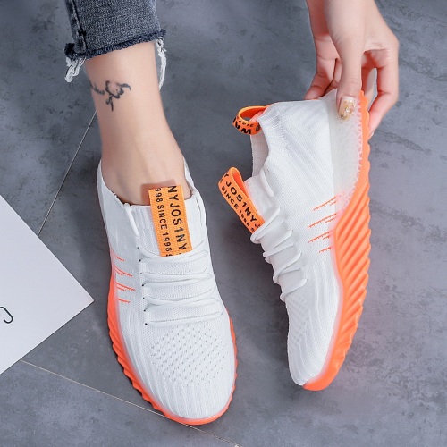 Platform Women's Sports Shoes Wedges Lace-up Breathable Running Shoes Mesh Outdoor Vulcanize Shoes Zapatos Mujer 2023