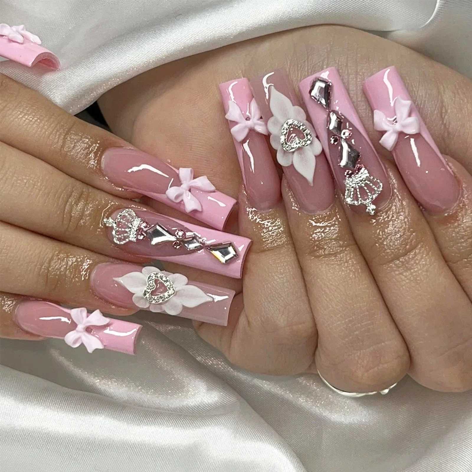 20 Crown Design Nail Charm with Rhinestone Nail Art Accessories DIY Nail Art Supplies Suitable for Women and Girls to Decorate W240829