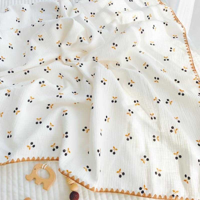 Blankets Swaddling Soft and sticky four layer gauze baby blanket pure cotton newborn wrap baby nap in kindergarten air-conditioned towel worn by summe
