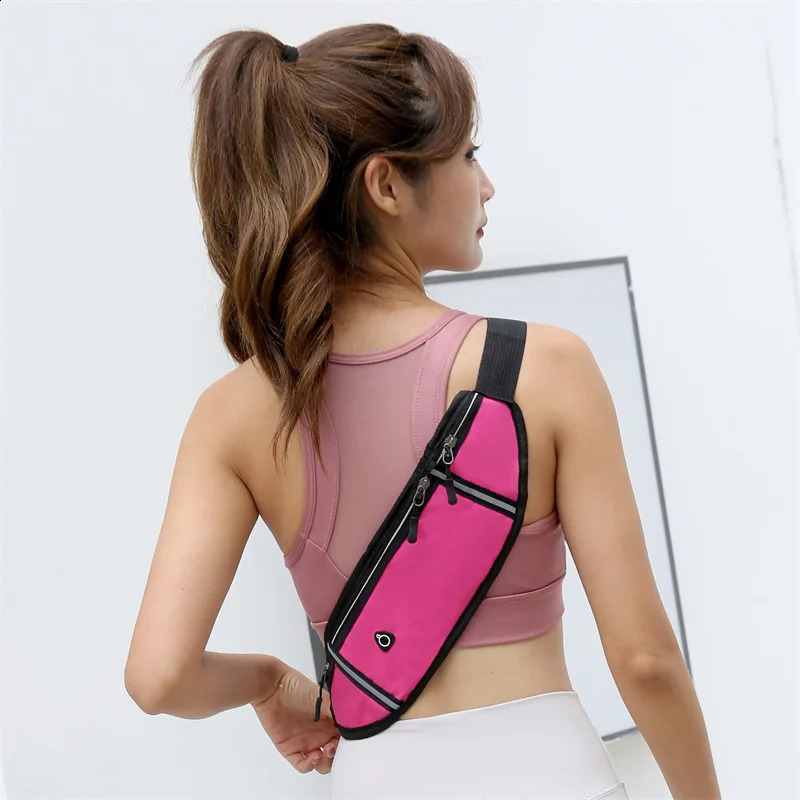 Professional Running Waist Bag Sports Belt Pouch Mobile Phone Case Men Women Hidden Gym SportsBags Pack 240830Z