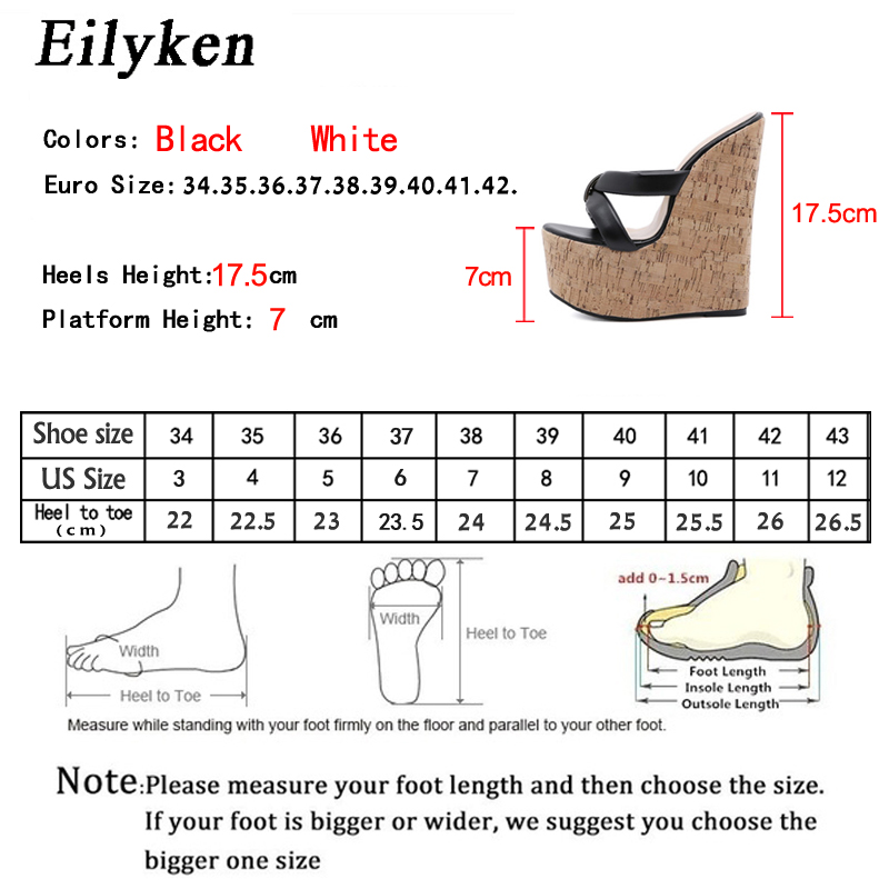 Summer Outdoor Eilyken Fashion New Brand Peep Toe Platform Slippers High Quality Sandals Women Wedges Heels Ladies Leisure Shoes f599