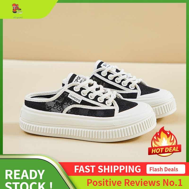 Ddmysports Ins Trendy Korean Alf Top Canvas For Women Summer New Student Casual Board Shoes Internet Red Street Photography XFF OUTDOOR