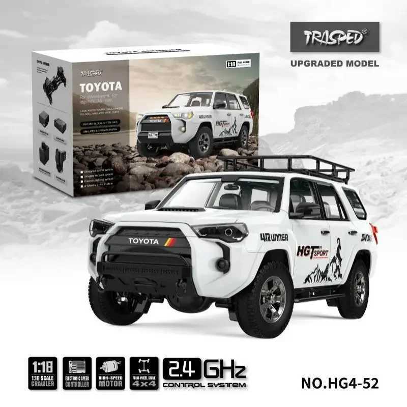 HG 1/18 Toyota Super Simulation Electric Model Simulates Sound Effects and Lighting Remote Control Toy RC Car Gift W240829