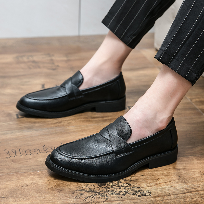 Leather Summer Men Soft Designer Oxford Casual Classic Sneakers Footwear Office Dress Shoes Loafers Large Size 38~46 Flats 44cd