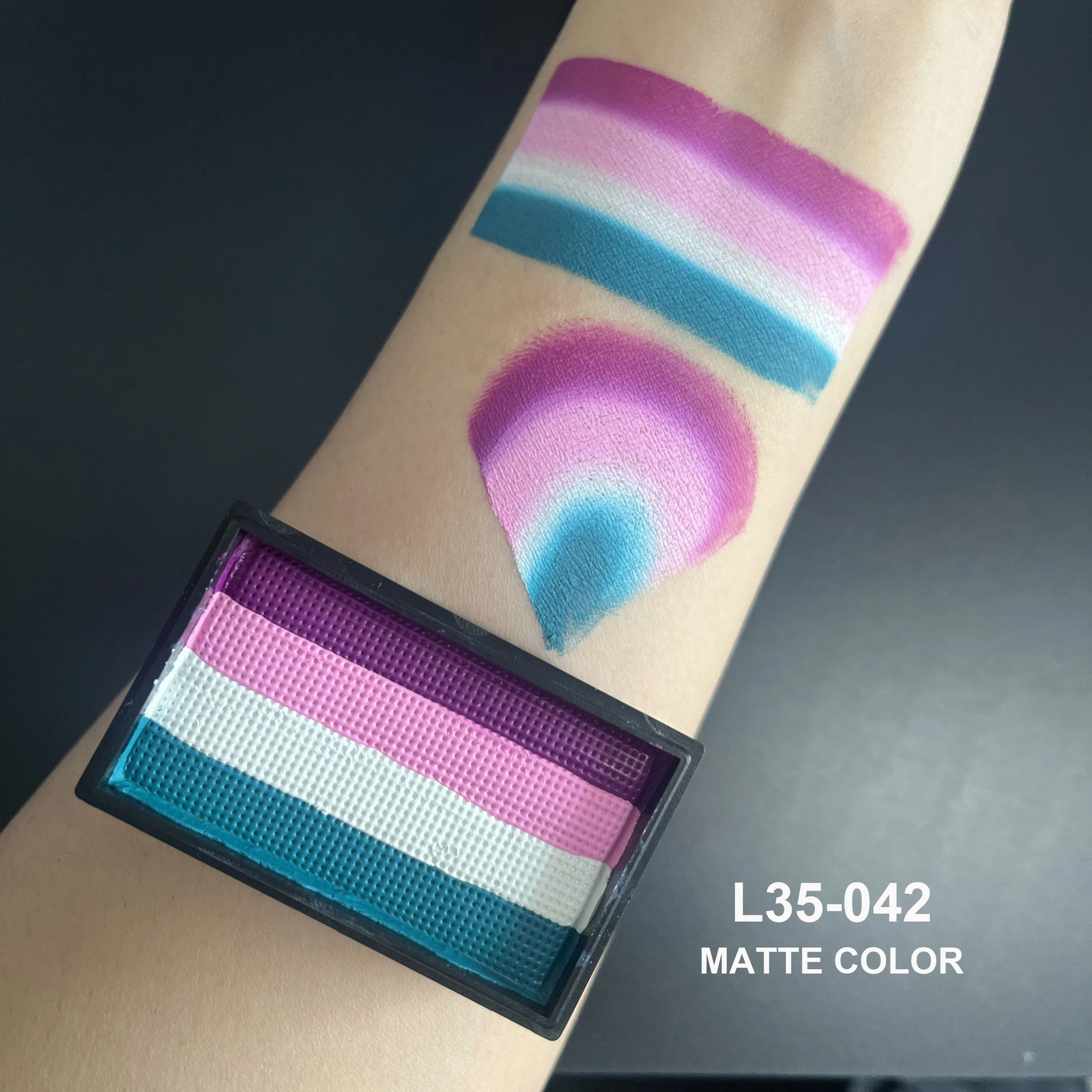 Free Delivery Rainbow Splitting Cake Makeup Water based Body Painting Neon Lights Pink Painting Childrens Halloween Makeup 240829