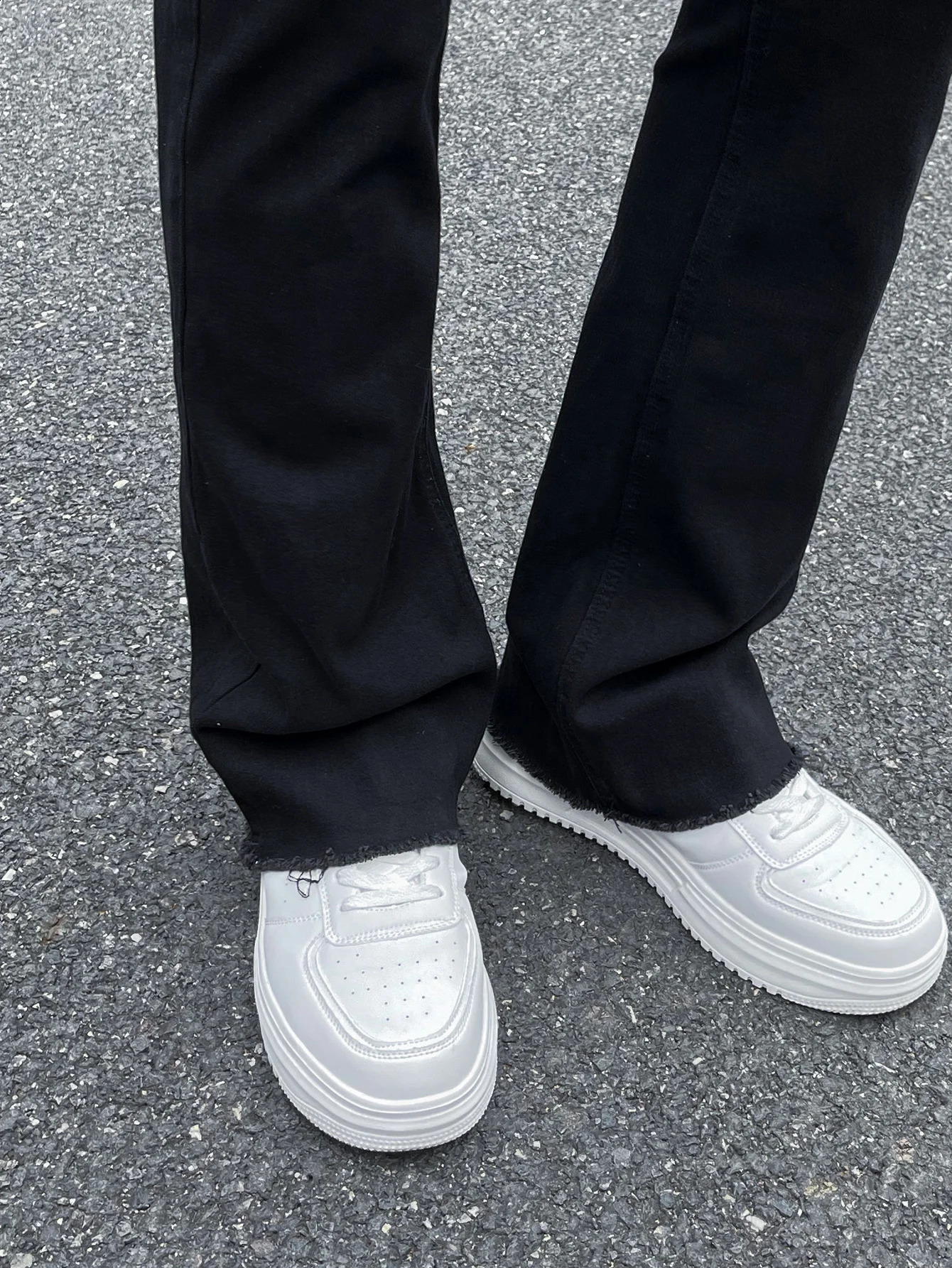 Men Stretch Skinny Jeans Fashion Casual Slim Fit Denim Trousers Black flared Pants Male Clothes 240826Z