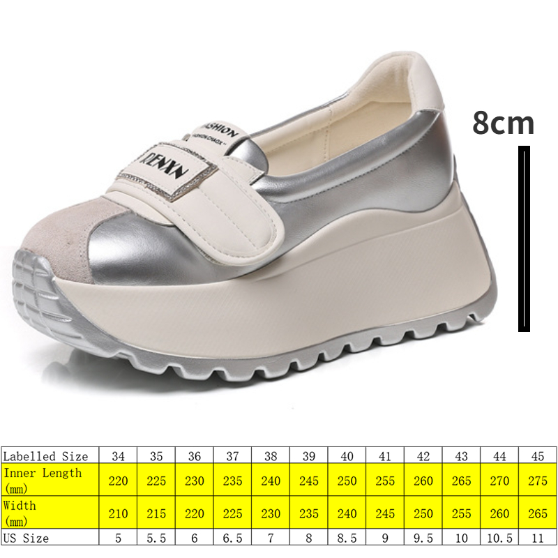 Fujin 8cm New Platform Wedge Flats Summer Fashion Genuine Leather Pumps Mixed Color Women Sandal Slippers Shoes Microfiber Pumps