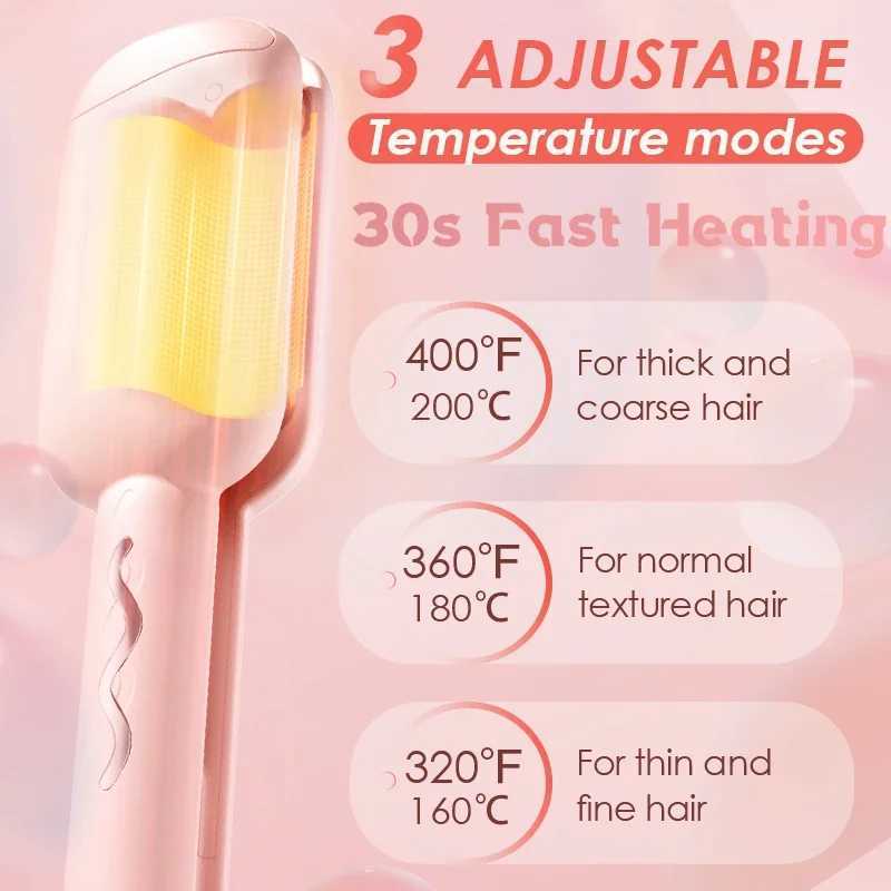 NOVUS hair curler 32mm hair curler 4000w anion 30 minute automatic closing long wave Chicken rolls head shaper hair tool W240830