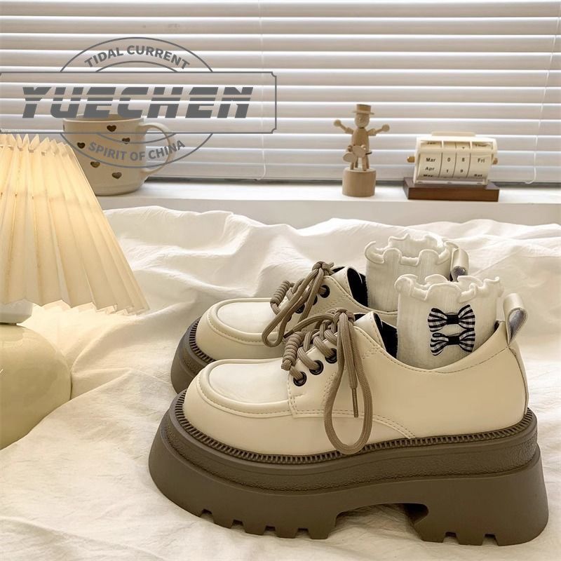 Women's Thick Heel and Thick Bottom Style Mary Jane Single Shoes