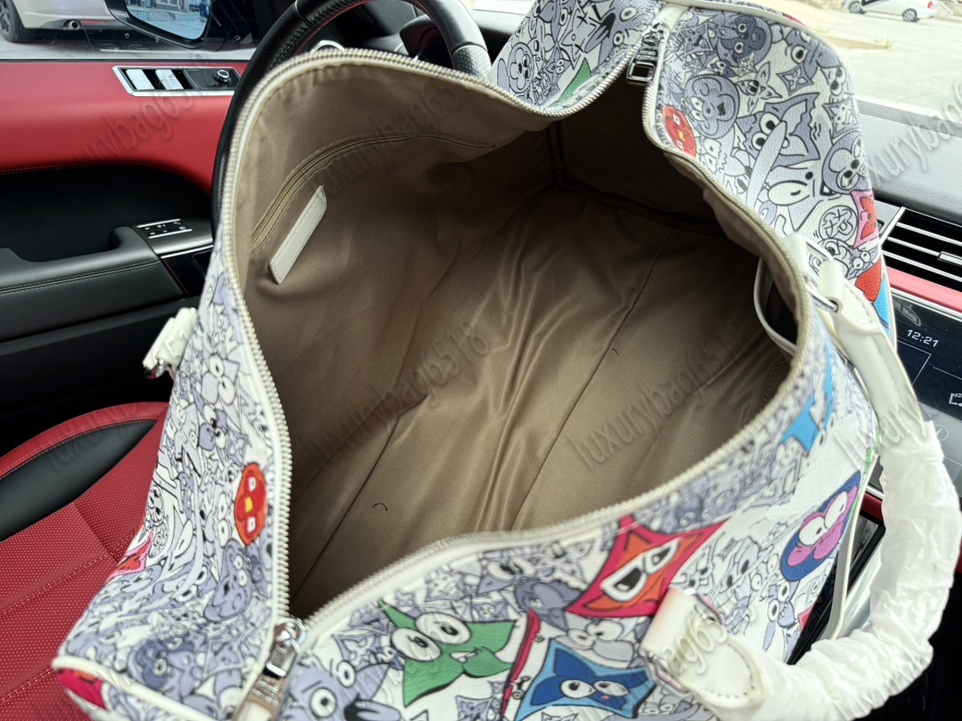 2024 luxury fashion men women high-quality travel duffle bags brand designer luggage handbags With lock large capacity sport bag 50CM