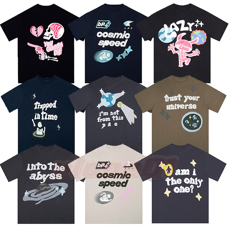 New Fashion T Shirts Designer Cartoon skeleton Printing Tees Men Women Short Sleeve Tees Mens Casual Loose Clothing Size S-XL