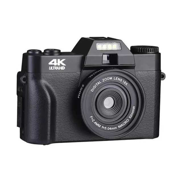 4K HD 48MP Retro Digital Camera 4K HD Professional Digital Camera WIFI Network Camera Wide Angle 16X Digital Zoom Camera Flip Screen M240831