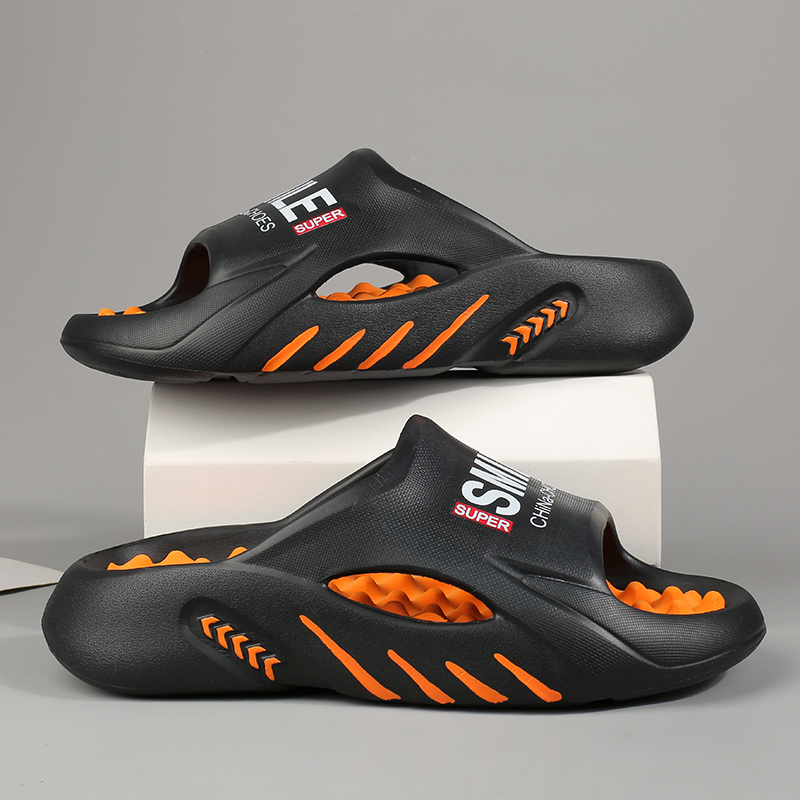 Men's Massage Slippers Comfortable Soft Slides Indoor Outdoor Sandals Beach Shoes Flip-flops Men Home Slippers Big Size 46 47