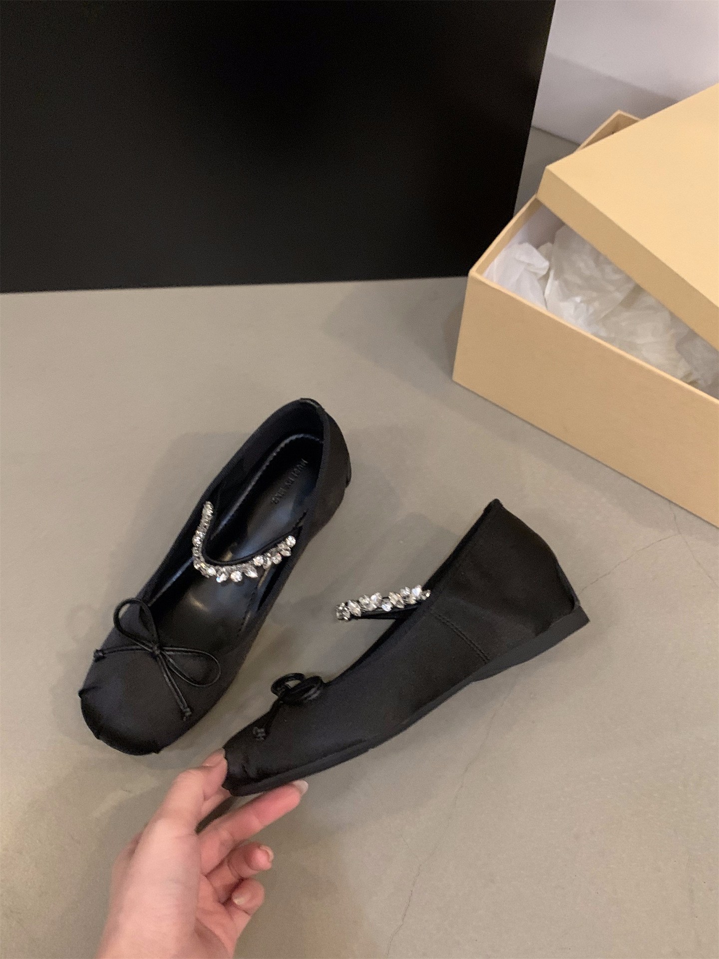 Women's French Spring and Autumn Mary Jane Gentle Ballet Single Shoes