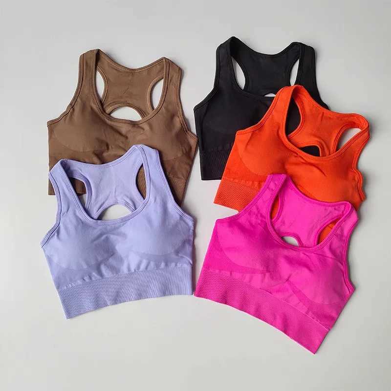 2PCS Womens Seamless Yoga Set Professional Fast Drying Sports Bra+High Waist Hip Lift Leg Gym Running SetW250411