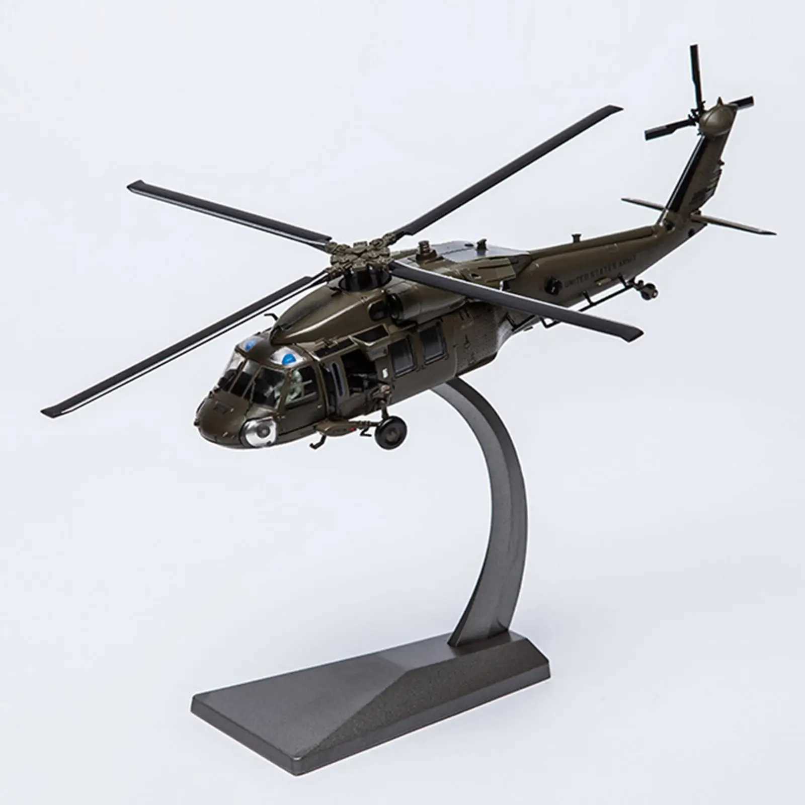 1/72 scale helicopter die-casting model with detachable bracket micro airplane alloy birthday Keeke boy gift Free shipping