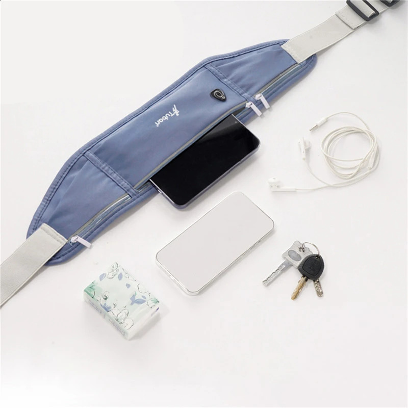 Waist Bag Sports Men Belt UltraThin Waterproof Mini Women Run Light Pouch Antitheft Packs Invisible Chest Pack 240830Z