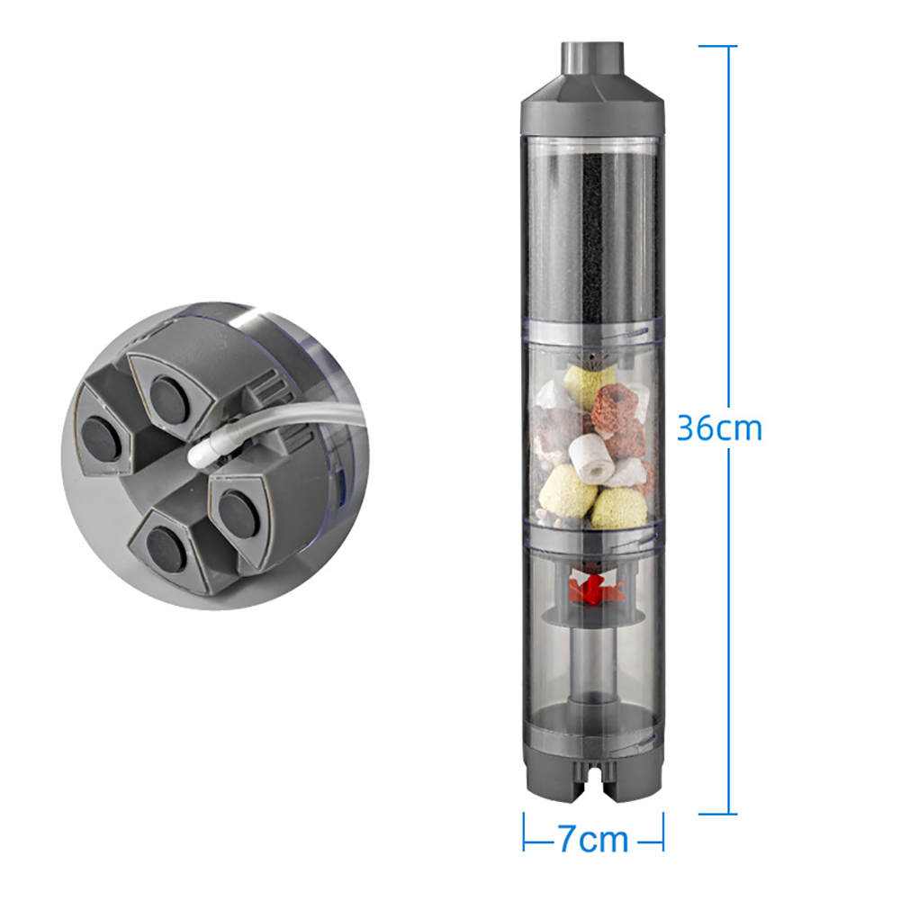 Aquarium Filter Bucket Fish Tank Suction Filter Fish Poop Collector Fish Waste Collector Automatic Filter Aquarium Tool