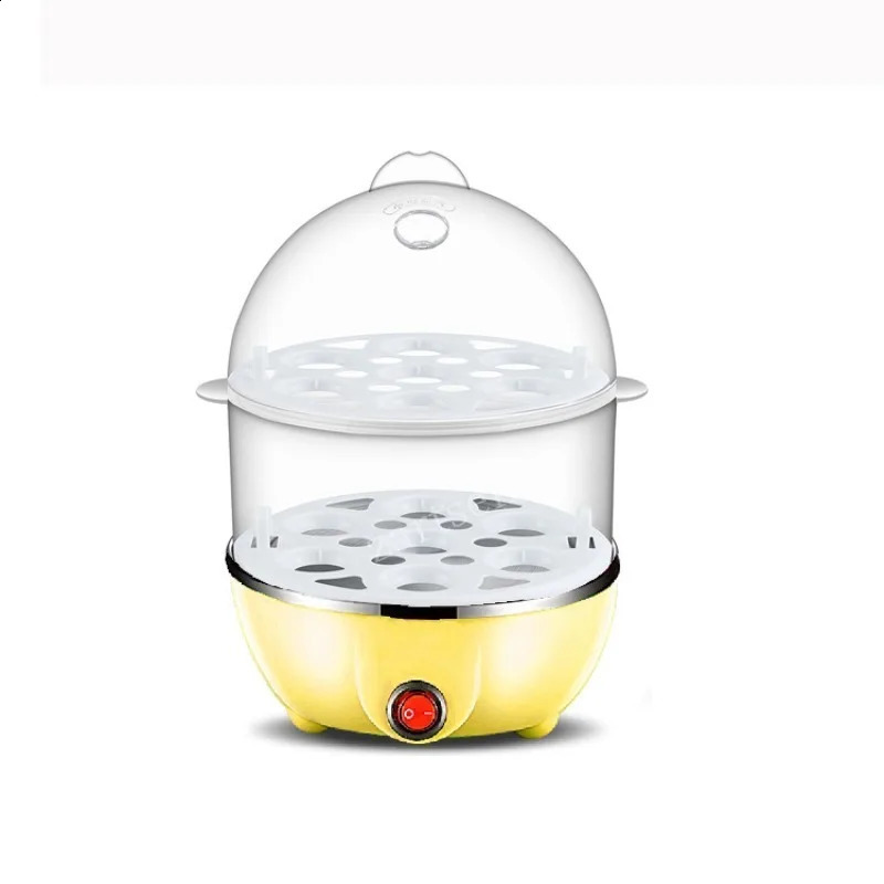 Electric Egg Boiler Double Layer Multifunctional Corn Custard Automatic Mini Steamer 14 Eggs Breakfast Cooker 240830