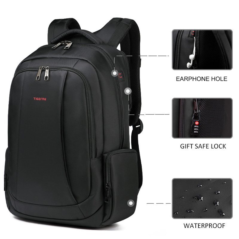 Tigernu Waterproof Nylon Anti theft 15 inch Laptop Backpack Female Backpacks Women Notebook Bag Mochila School bag Travel Bags