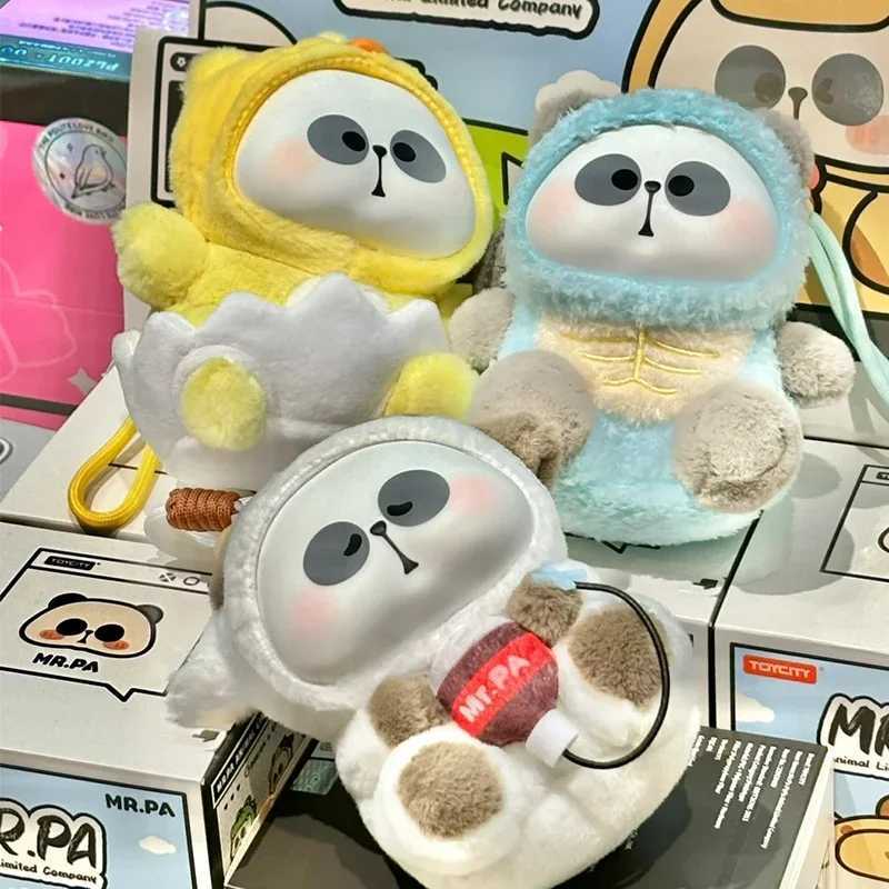 Mr. PA Animal Limited Company Series Blind Box Cartoon Character Plush Doll Kawaii Panda Doll Supries Bag Childrens Toy Gift W240830