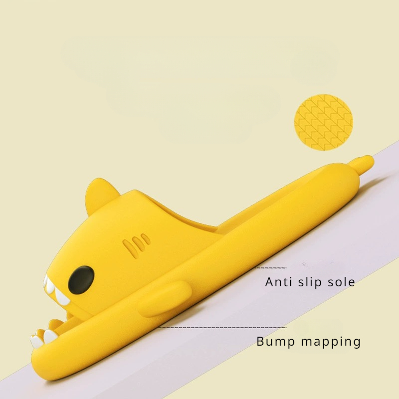 Summer Slippers Women Shark Slides Men Bathroom Flip ps Couple Children's Funny Sandals Adult Home Anti-skid Flat Shoes