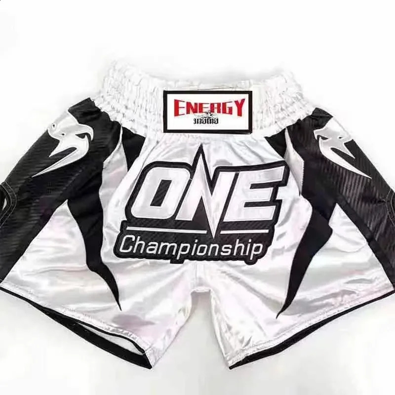 2024 Muay Thai Shorts Free Fight Pants Mens Training Boxing Sports Sanda Fighting Breathable 240830
