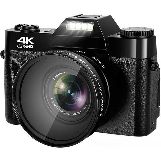 4K HD 48MP Retro Digital Camera 4K HD Professional Digital Camera WIFI Network Camera Wide Angle 16X Digital Zoom Camera Flip Screen M240831