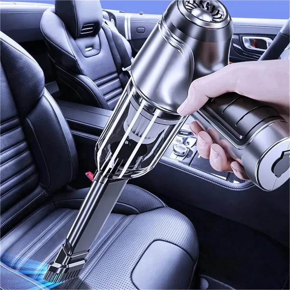 Car Vacuum Cleaner Strong Suction Cleaning Mini Machine Wireless Portable Handhled Blower Air Duster for Home Appliances 240830