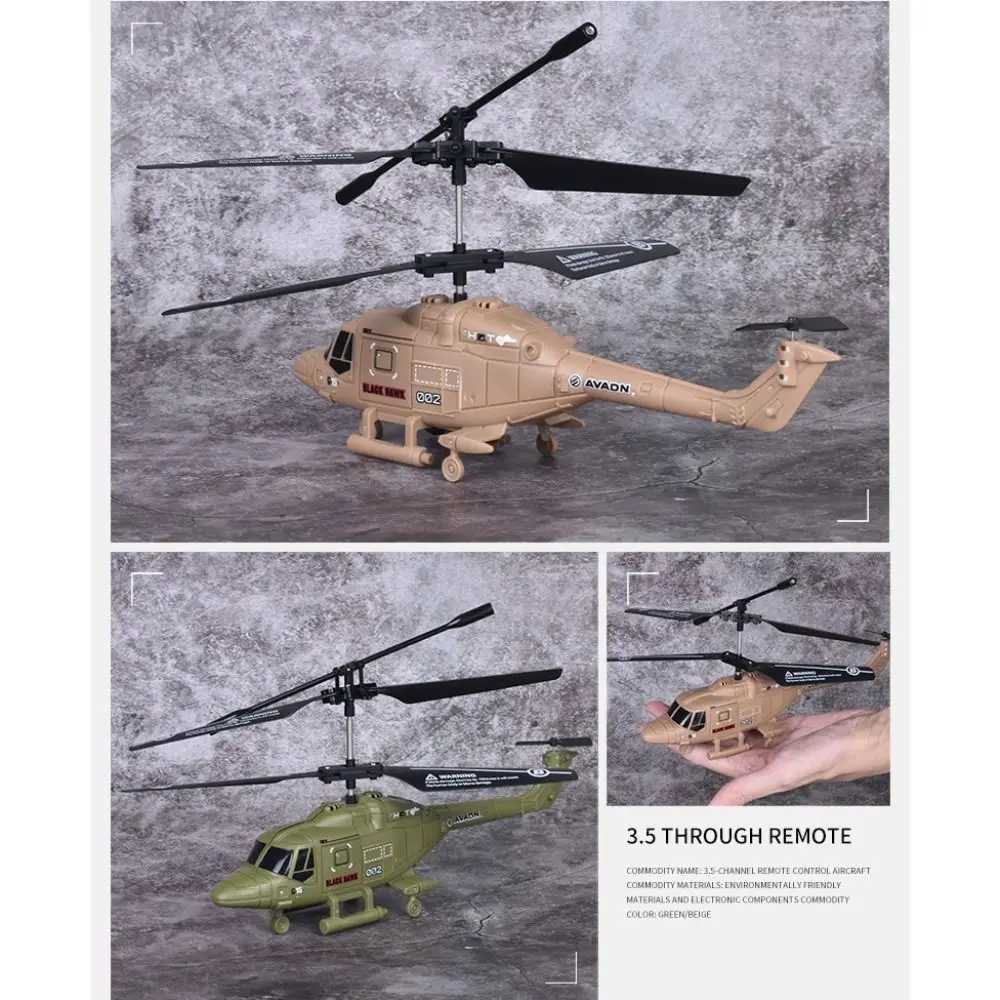 Mini Plastic RC Helicopter 2.5-Channel USB Charging Flying Helicopter Toy Charging White Yellow Black Drone Gift W240830