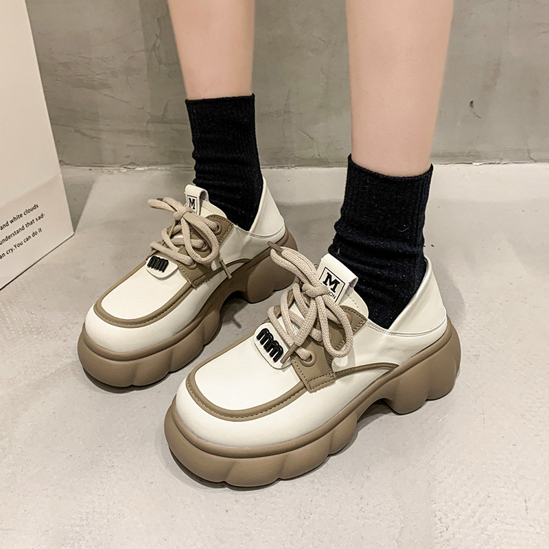 Women's British style thick heel two on fashionable Mary Jane single shoes