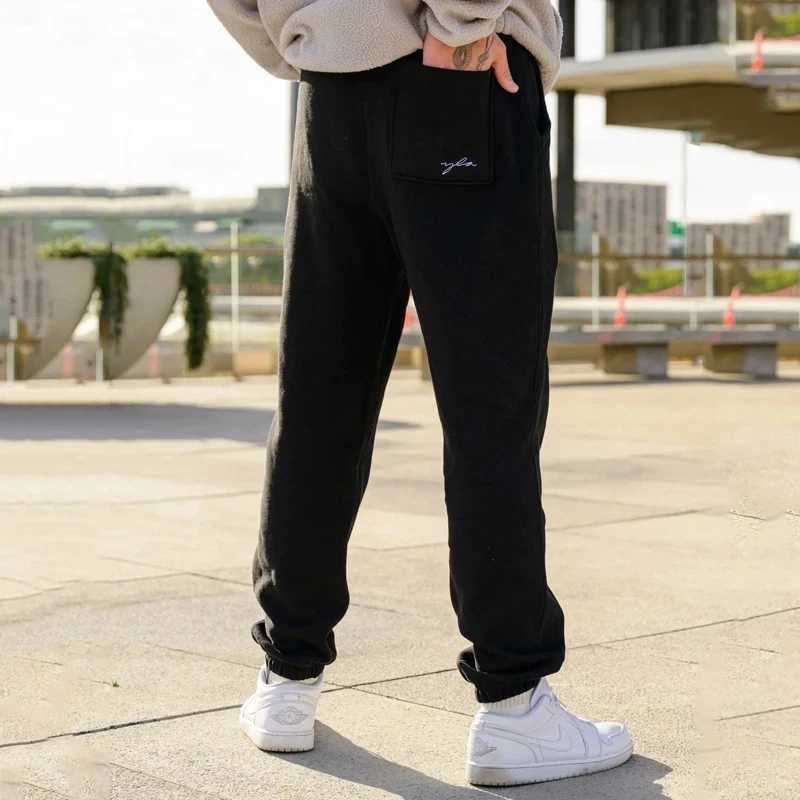 Men's Pants Joggers Gym Sports Fitness Mens Sweatpants Fashion Mens Clothing American Style Casual Pants Mid Waist Drawstring Trousers Y240830C53