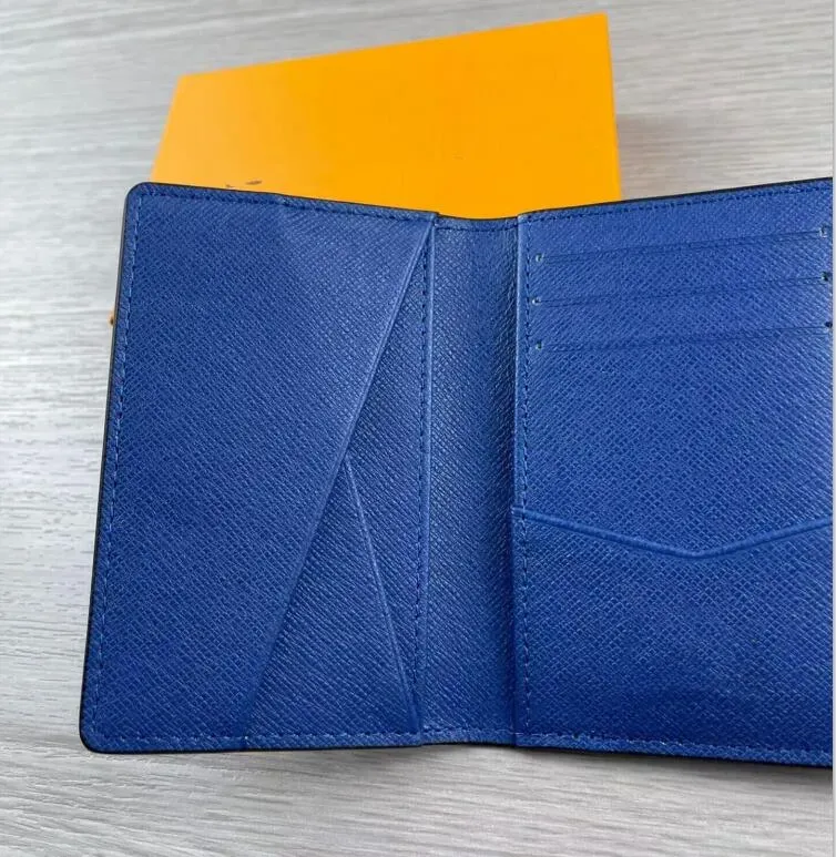 High Quality Multiple Wallet POCKET ORGANIZER leather card holders men wallets money purse wer letters credit short money clutch bags original box handbag1586