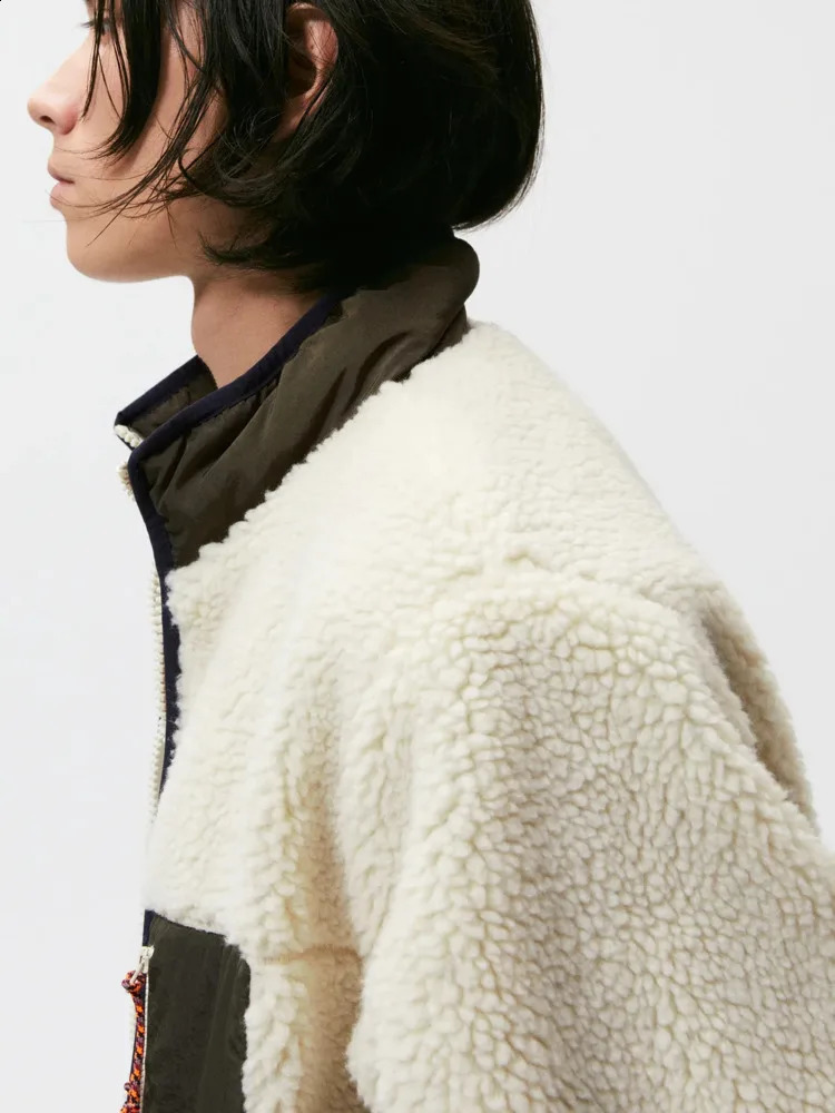 Winter Mens Thick Warm Cashmere Jacket Mens Casual Hooded Oversized Zipper Jacket Mens Top 240830