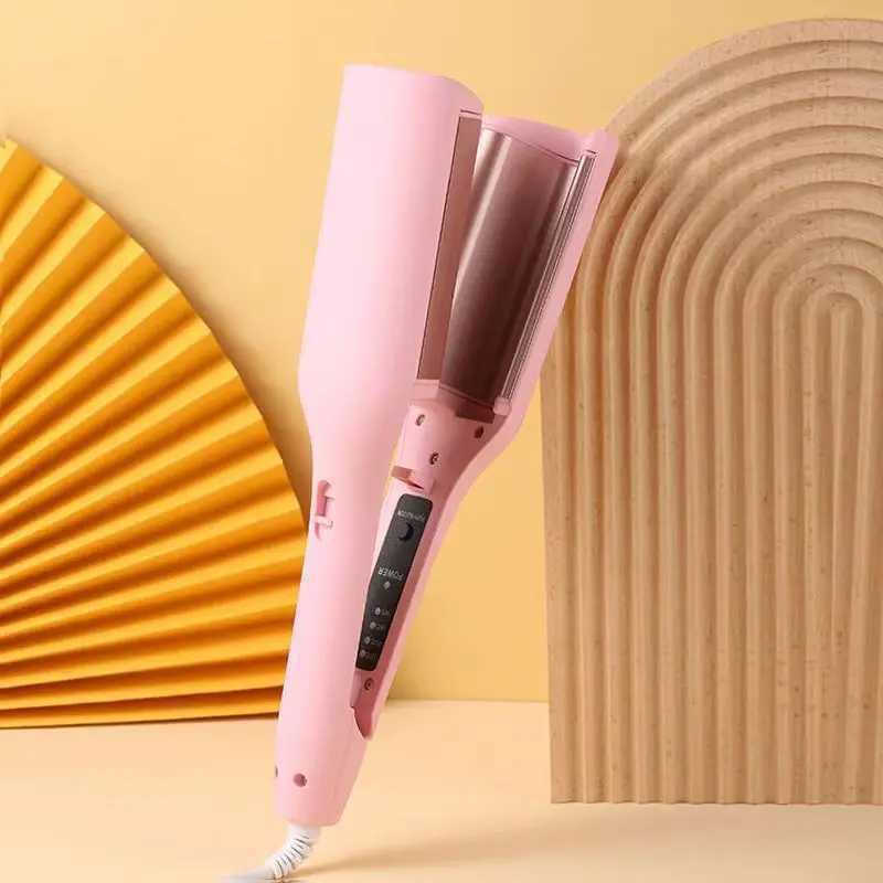 32mm French curly iron water big waves wool curly crumbs negative ions not harmful to hair W240830