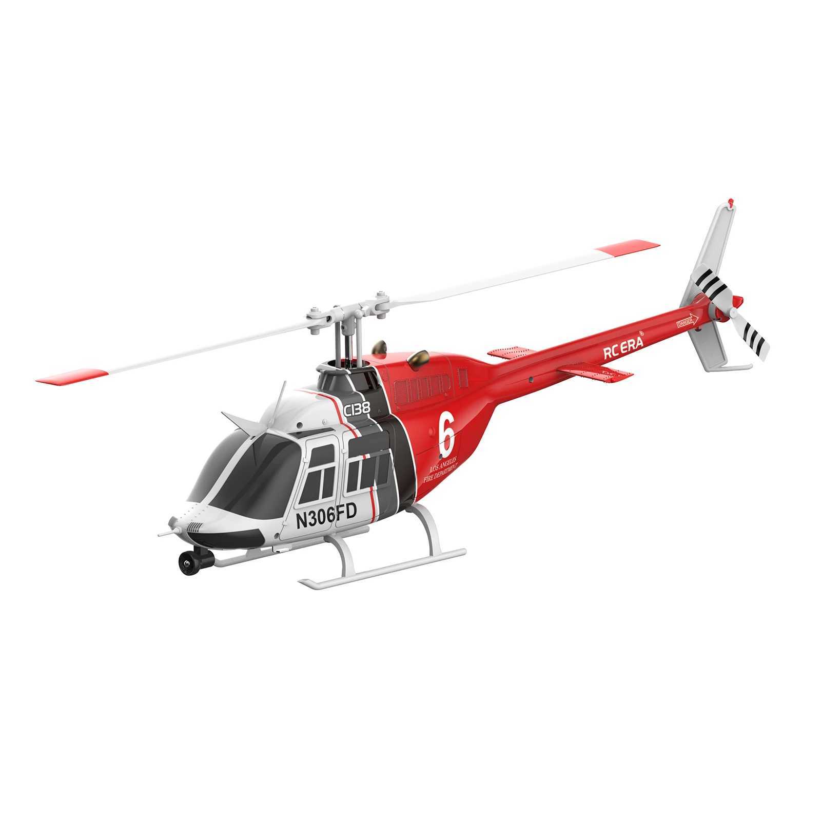 Free shipping ERA Scale C138 BELL206 gyro stabilized accessible RC helicopter for adult remote-controlled aircraft amateur outdoor toys